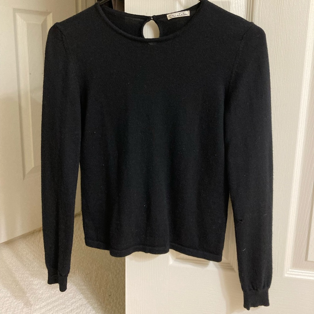 Black Oscar de la Renta sweater
